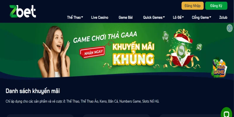 Khuyến mãi Zbet tặng 20% giá trị nạp thẻ vào thứ 7 hàng tuần