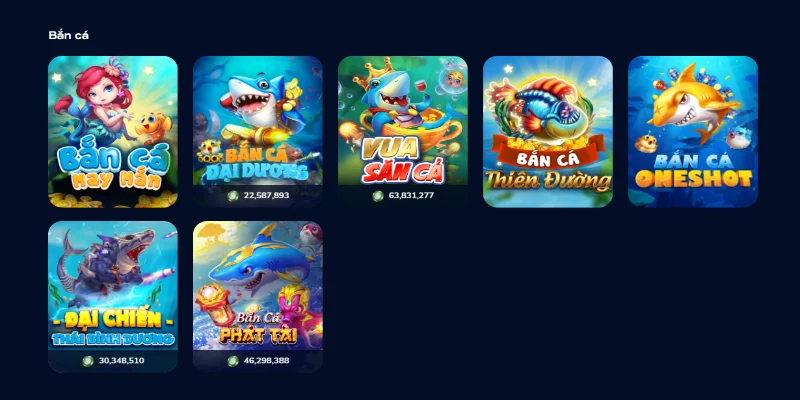 Đồ họa game Bắn cá đẹp long lanh luôn khiến chúng ta mê mẩn