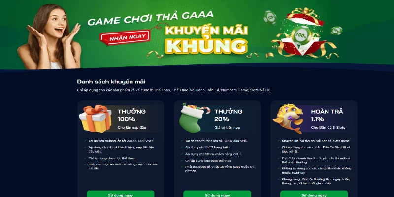 Anh em có thể ẵm thưởng khủng khi săn ưu đãi tại hệ thống